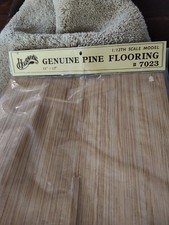NIP Dollhouse Miniature HOUSEWORKS Hardwood Flooring Random Plank 17 x 11 1:12