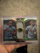 2023 Topps - Dual Relics Player Paul Goldschmidt, Nolan Arenado Green /99 