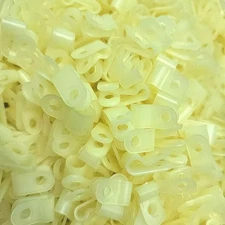 Bulk Lot 950+ Pack 1/8" Nylon Cable Clamps *New See Pictures For Details 