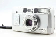 [Near MINT] Fujifilm Zoom Date 120V Silver Point Shoot 35mm Film Camera JAPAN