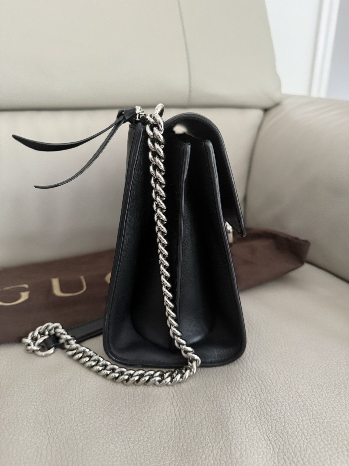 Authentic Gucci Interlocking GG Large Shoulder Cr… - image 4