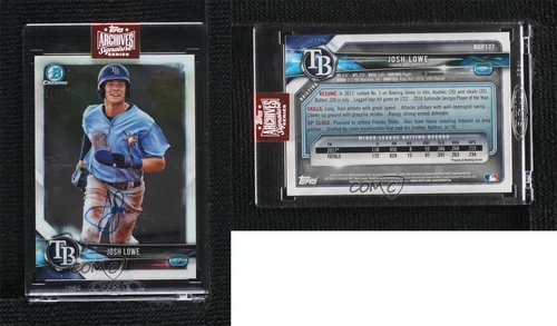 2023 Archives Signature Series /17 Josh Lowe (2018 Bowman Chrome) Buyback Auto