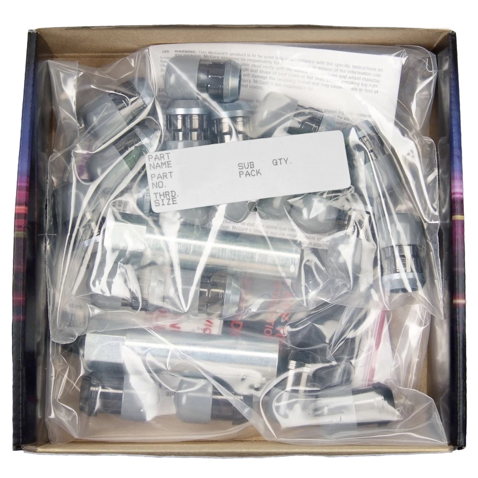 Kit de instalación de 5 orejetas sintonizador McGard SplineDrive con cerraduras y herramienta (cono) M12X1.5 / 13/16 Foto 4 de 4