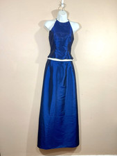 Zum Zum Niki Livas 2 Piece Prom Dress 2 Blue 90s Fairy Glitter Grunge Whimsigoth