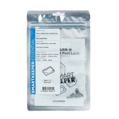 Smart Keeper Mini''Micro-USB-B Port'' Blocker grau 10 Stk. Kabel MUL04P1GY
