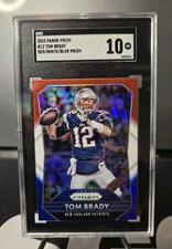 2015 Prizm Tom Brady Red White & Blue - SGC 10