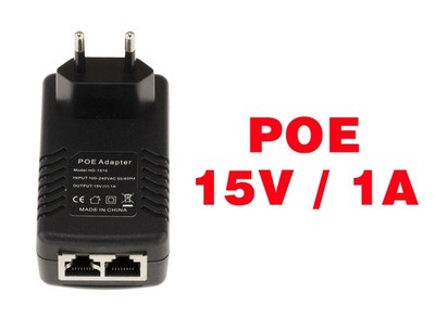 Externe Stromversorgung - POE 15V 1A - Power Over Ethernet