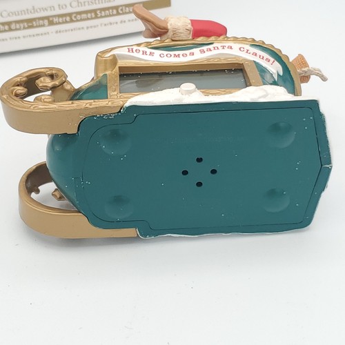 2012 Hallmark Countdown To Christmas Musical Ornament Tested Needs Batteries - Picture 9 of 18