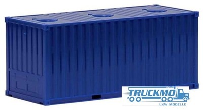 Herpa 20ft Bulkcontainer blau 490015