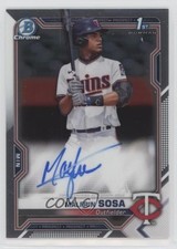 2021 Bowman Chrome Prospect Auto Malfrin Sosa #CPA-MS Auto fm0