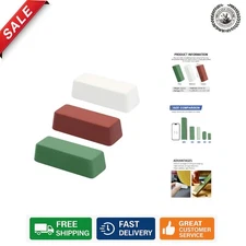 Aluminum Oxide Polishing Compounds Kit, 4 Oz - 3 Color Grits for Superior Finish