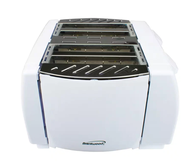 Brentwood Toaster Cool Touch, 4-Slice, White - Image 3 of 4