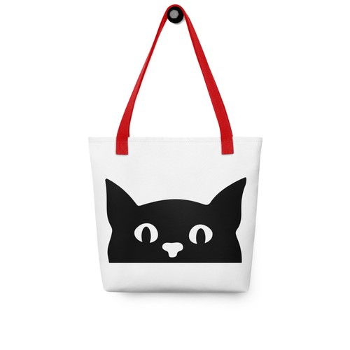 Cat Peekaboo Tote bag - Picture 6 of 7