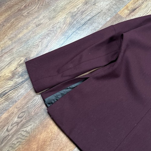 Jil sander Women‘s Wool Set Blazer & Skirt Burgundy Size 40 (US 8 ) Schurwolle - Picture 12 of 24