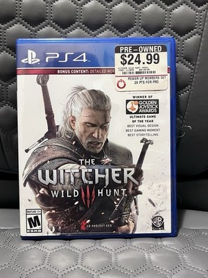 The Witcher 3: Wild Hunt PS4 TESTED With Bonus Map Pre Owned Game Of The Year
