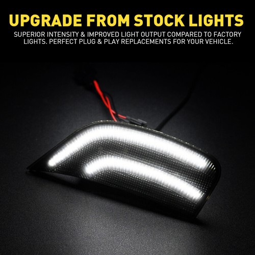 Smoke Marker Side LED Fit Light Chevrolet 21-23 Cadillac Suburban Tahoe Escalade - Picture 3 of 21