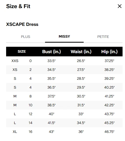 XSCAPE Women's Embellished Scuba Boat-Neck Gown Size 10 - Image 4 of 4