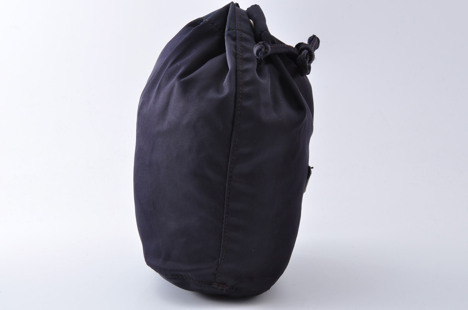 PRADA Triangular Logo Pouch Saffiano Leather Tess… - image 5