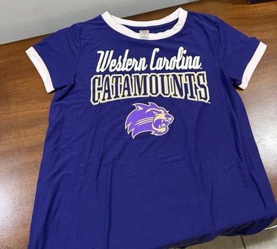 Western Carolina Catamounts NCAA Ladies Sleep Shirt Women s Pajamas Nighty (L)