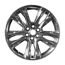 Metallic Polished 10 Spoke 20 X 8 Refurbished Wheel Metallic Polished 10 Spoke 20 X 8 Refurbished Wheel