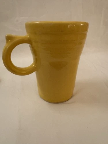 Fiestaware Sunflower Bistro Latte Mug Retired 18 oz. | Homer Laughlin