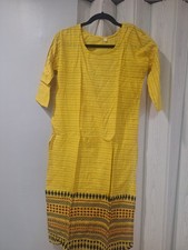 Women's Cotton Kurtas Multi-Color Prints Size L Traditional Indian Tunics