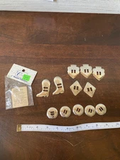 Vintage Conchos Lot Classic Western Style 12 Pieces Cowboy Cowgirl Boots