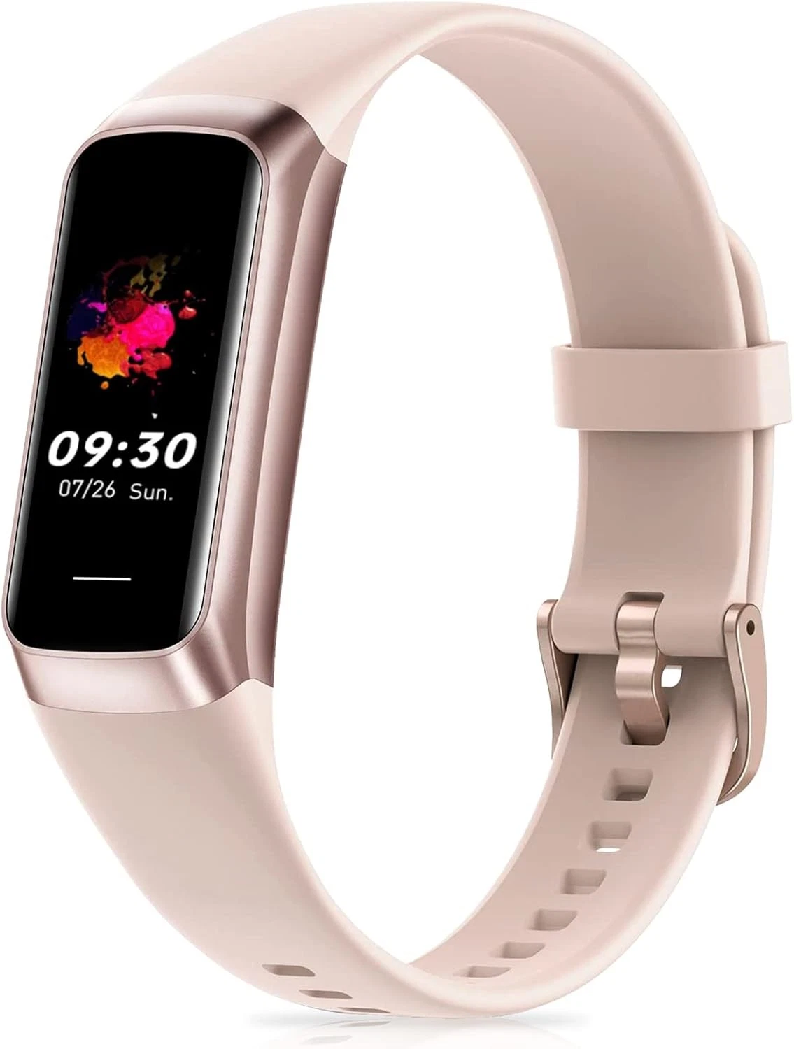 Fitness Tracker with 24/7 Heart Rate, Blood Oxygen Pressure Sleep Pink