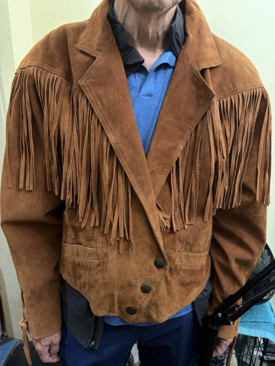 ジャケット・アウター 90s suede fringe collar Suede Fringe Jacket In Vintage Outerwear Coats & Jackets For Women