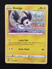 2022 Pokemon Sword & Shield Emolga Silver Tempest Trading Card Game 🔥🔥🔥