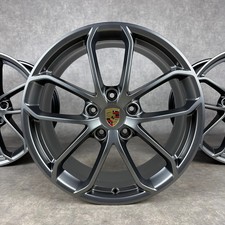 Porsche 718 982 20" GT4 Spyder Genuine Wheels Cayman Platinum 98204460301