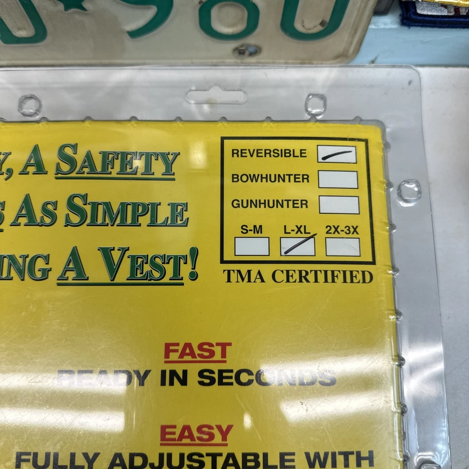 BRAND NEW Hunter Safety System Vest L/XL Camo Orange Mossy Oak Breakup Hunting - Image 4 of 4