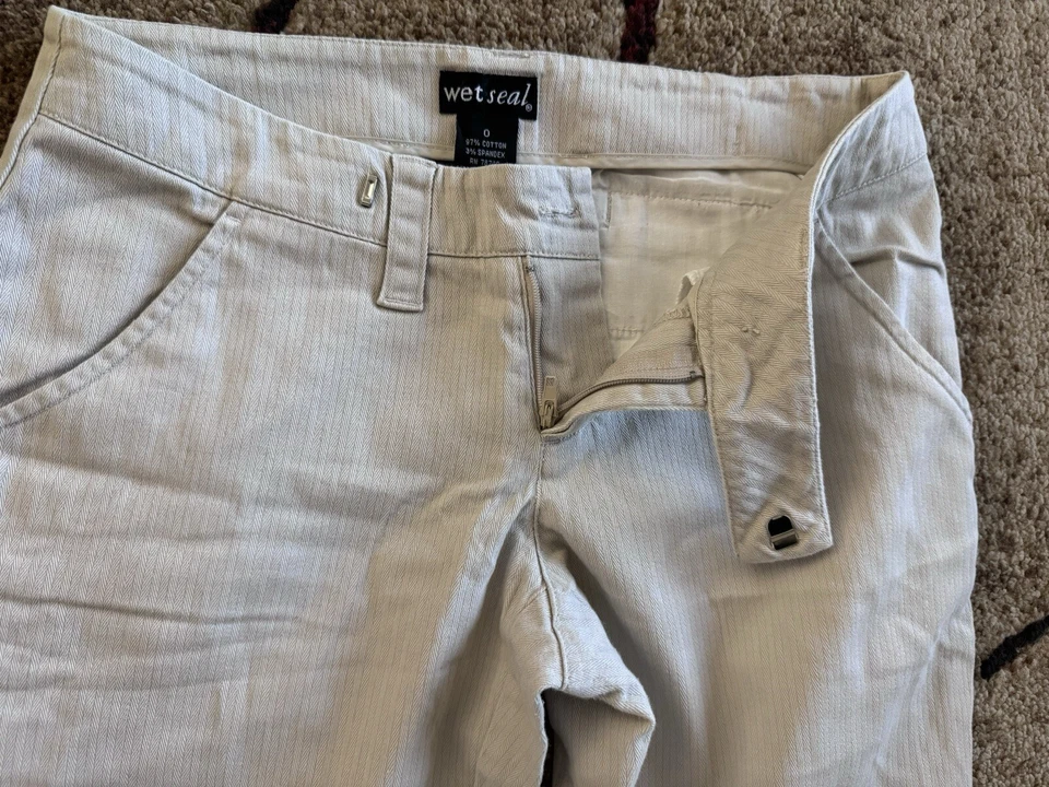 Pantalones de mujer Wet Seal talla 0 Y2K Foto 3 de 4