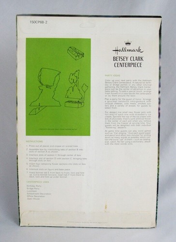 Vintage Hallmark 1970er Betsey Clark in ihrem Garten Herzstück - neuwertig & versiegelt - Bild 3 von 7
