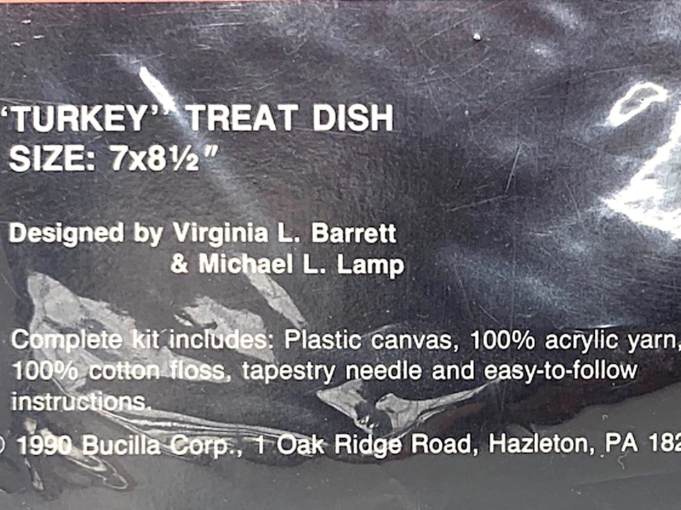 Декор Bucilla Halloween осень ИНДЕЙКА тыквенные листья УГОЩЕНИЕ ореховое БЛЮДО День благодарения - Изображение 4 из 4