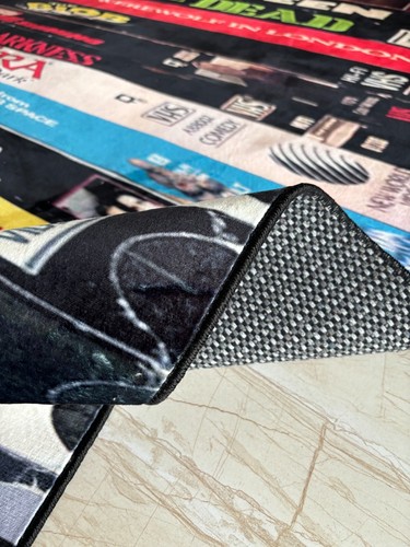 Nostalgic Retro Style Rug, VHS Runner Rug, Vhs Case Themed, Horror Rug - Picture 6 of 9