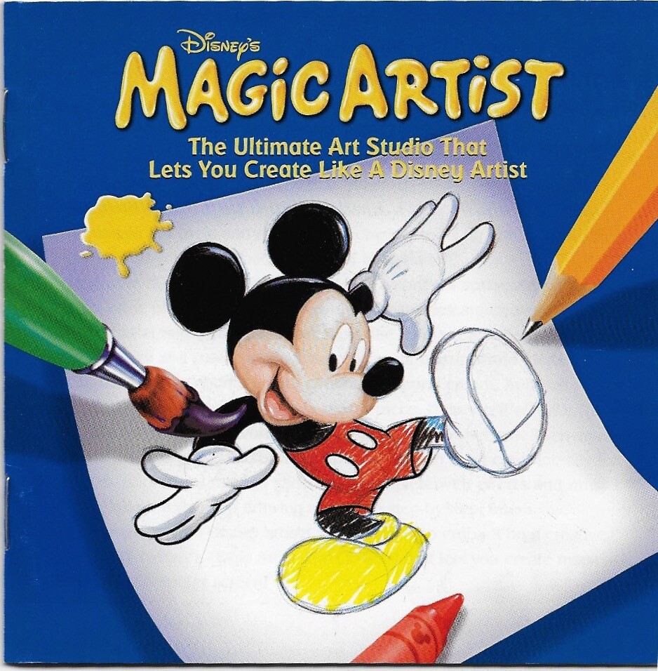 Disney Magic Artist Classic for PC, Mac 1997 Disney