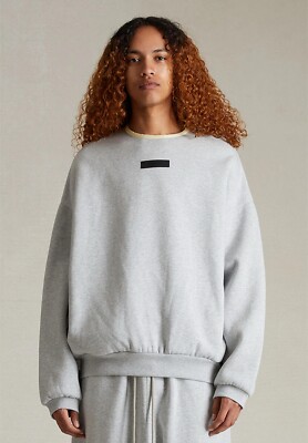 ★24SS 最新作★FOG Essentials Crewneck Sweatshirt Fear of God Essentials Crewneck Sweatshirt (SS24) Light