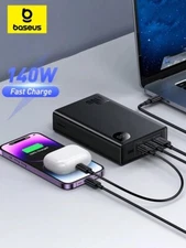 Baseus Baseus 140W Portable Charger,24000mAh Laptop Power Bank, 3 Port