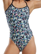 TYR ' DURAFAST ELITE TRINITY FIT ONE PIECE SWIMSUIT ' PRISMBREAK ' WOMENS '