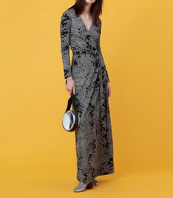 dvf long dress