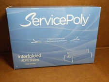 Bagcraft ServicePoly High-Density Poly Pick Up Sheet Deli 8" x 10 3/4" Bakery