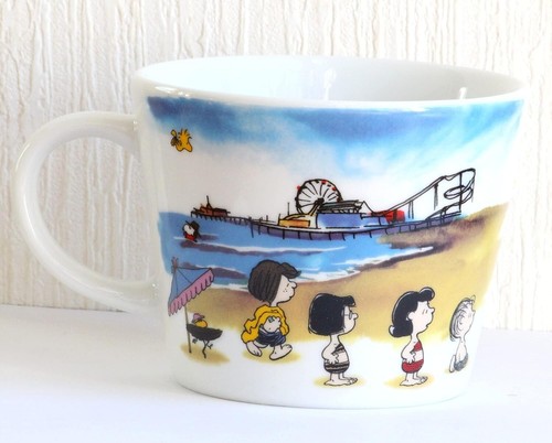 Peanuts Snoopy World Travel Mug Los Angeles Capacity: Approx.340ml Porcelain Mug - Picture 2 of 7