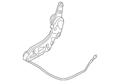 Conjunto de cierre de asiento trasero izquierdo para Ford Explorer 2011-2013 (N/P BB5Z-7861383-A)