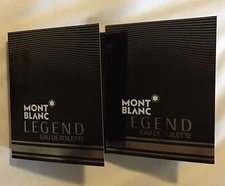 MONT BLANC - LEGEND - EAU DE TOILETTE - SPRAY - 0.04 OZ - NEW - LOT OF 2