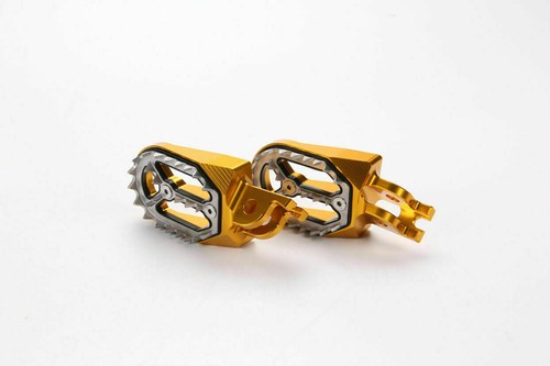 Motorcross wide fat foot pegs footrest for Suzuki RMZ 250 RMZ250 2005-2006 - Picture 23 of 37