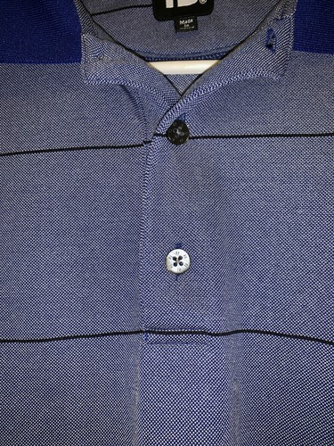 Foot Joy FJ Herren Größe Medium blau Golf Polo Shirt kurzärmlig gebraucht, in einwandfreiem Zustand - Bild 7 von 12