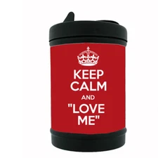 Keep Calm D4  Black Metal Car Ashtray / Mini Trashcan
