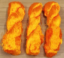  3 Thread Yarn Lace Skeins Knitting Work Reel Silk Fabric 345g Woven Sari