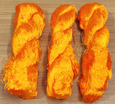  3 Thread Yarn Lace Skeins Knitting Work Reel Silk Fabric 345g Woven Sari